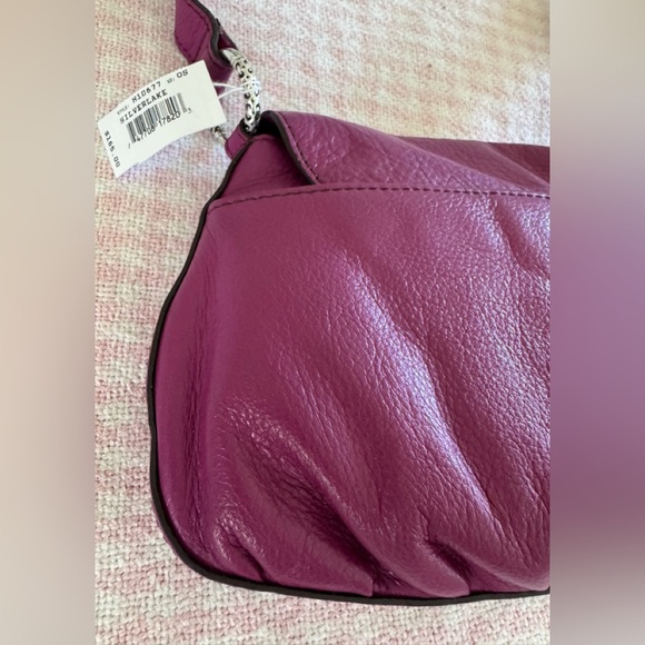 BRIGHTON Purple Leather CROSSBODY Women's Bag - Picture 5 of 12